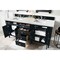 James Martin Vanities Brittany 72in Double Vanity, Black Onyx w/ 3 CM Eternal Jasmine Pearl Quartz Top 650-V72-BKO-3EJP - alternate 2